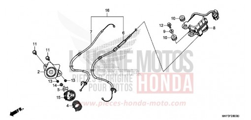 SERVO-MOTEUR CBR1000S1J de 2018